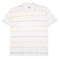 Mens White Liabel Vintage Made In Italy Short Sleeve Polo Shirt
