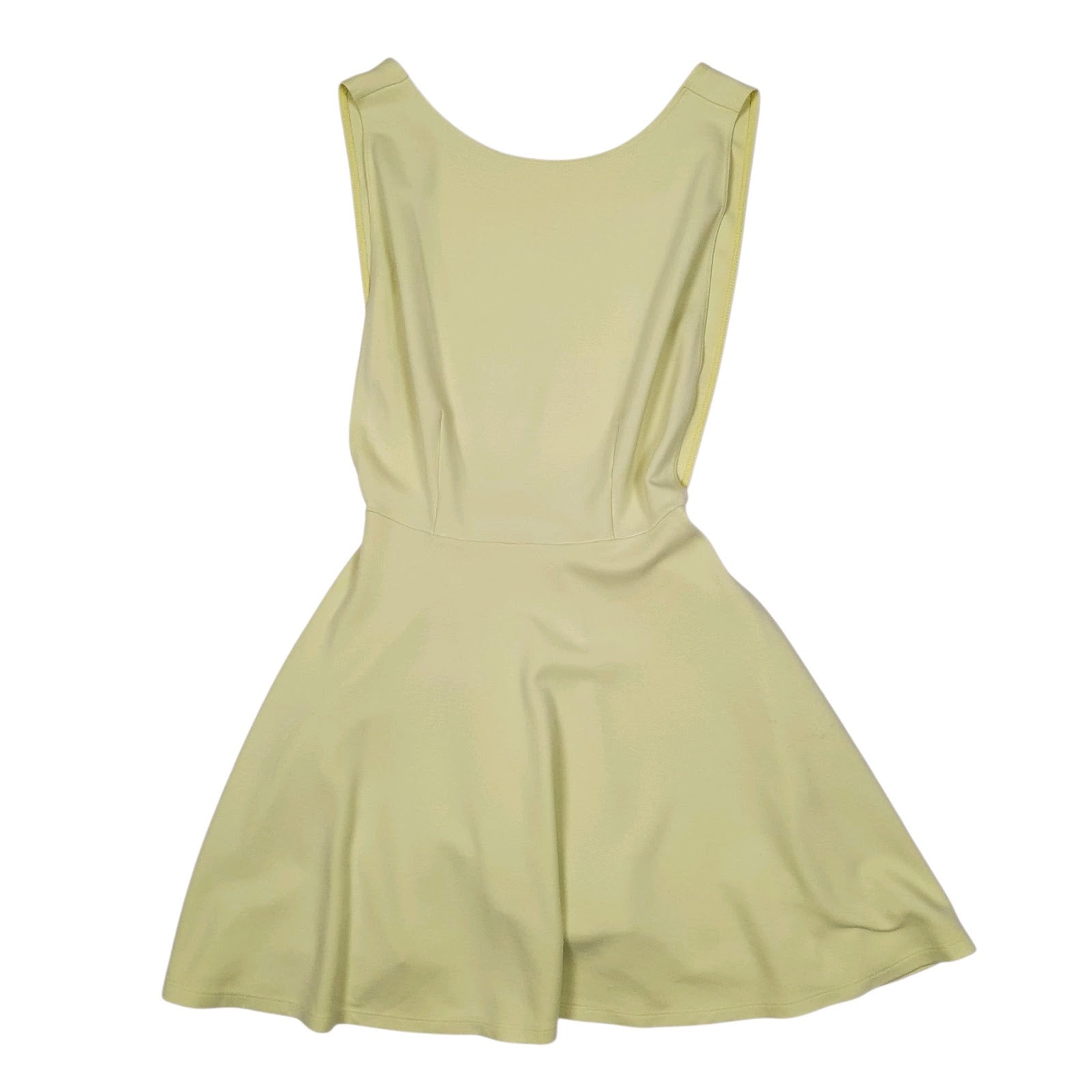 Womens Green American Apparel Skater Sleeveless Dress