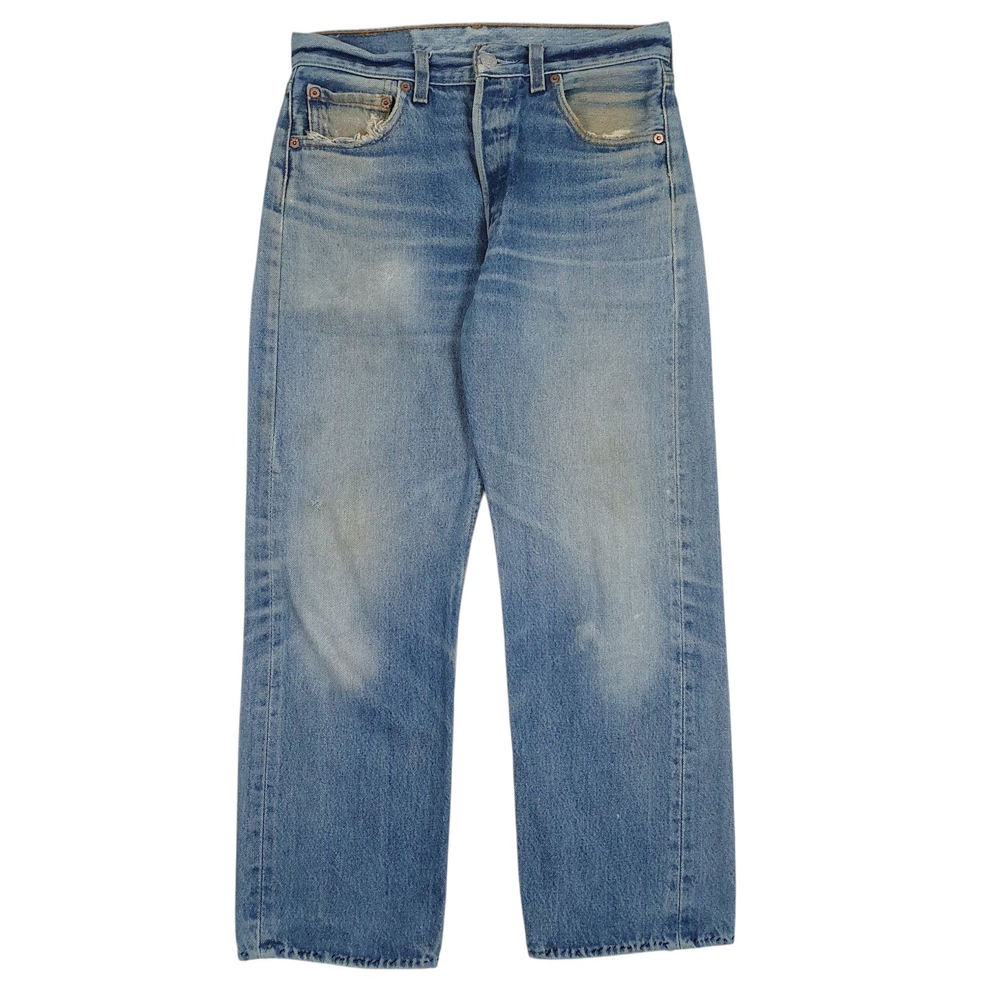 Mens Blue Levis Vintage 00s 501 JeansW28 L25