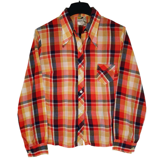 Womens Orange Luce  Long Sleeve Shirt