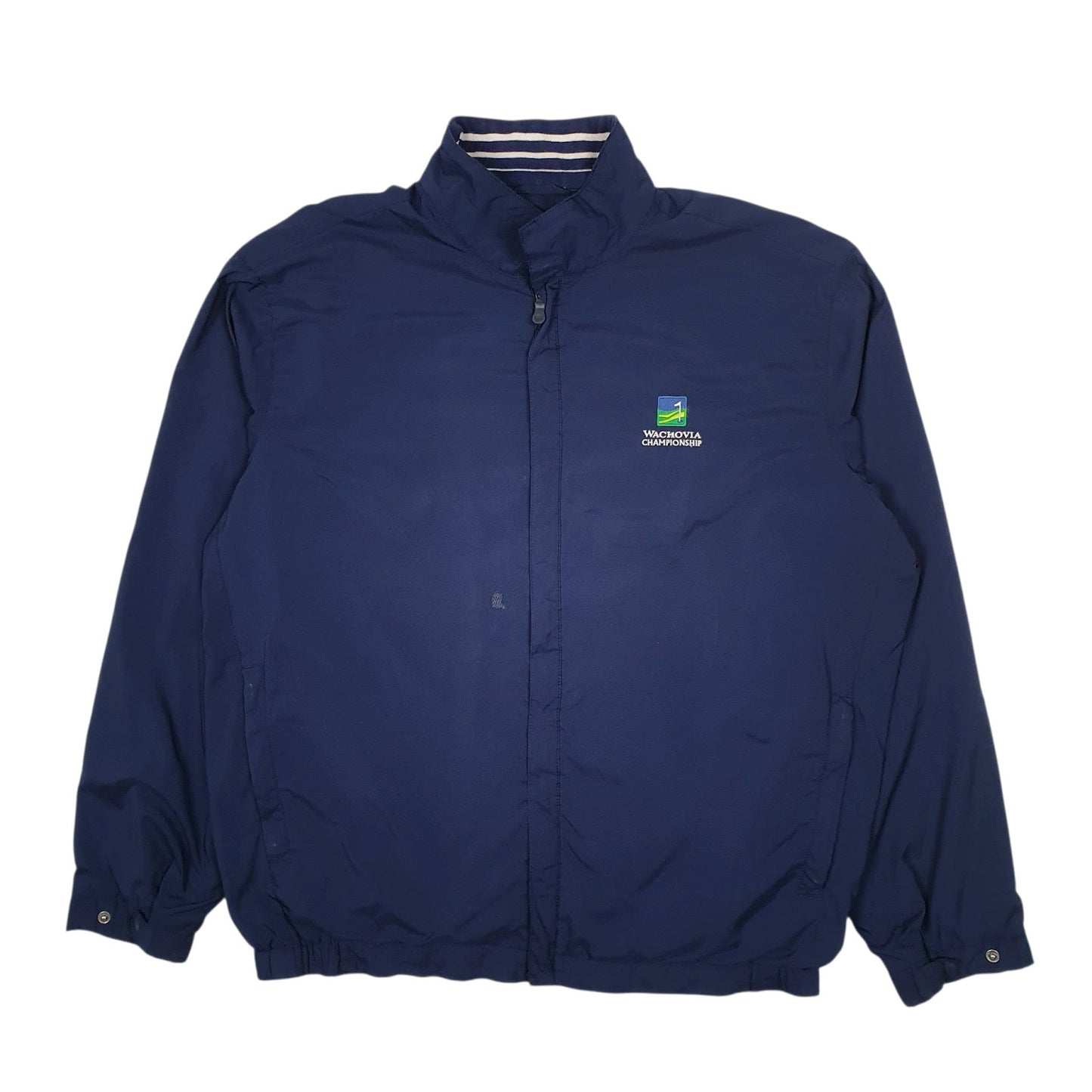 Mens Navy Polo Ralph Lauren Golf Wachovia Championship Turtle Neck Coat