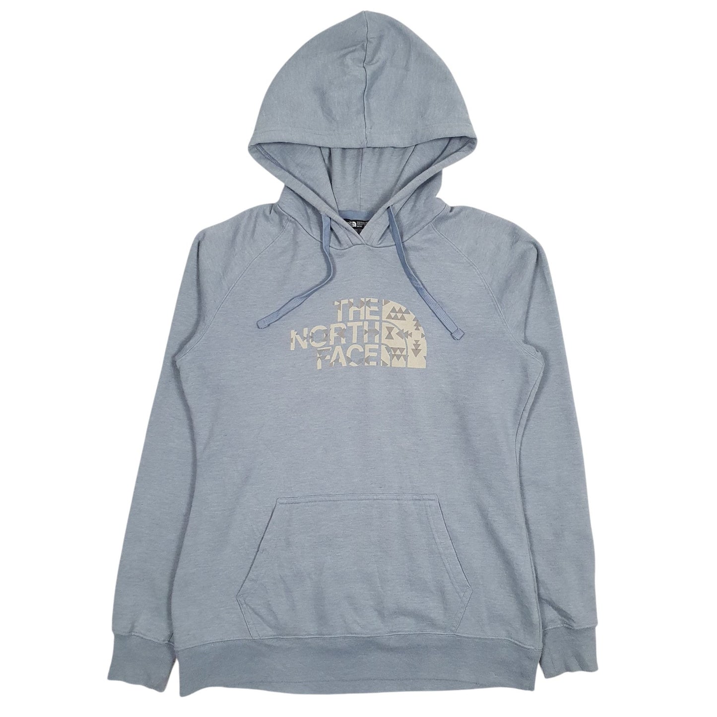 Womens Blue The North Face Spellout Hoodie Jumper