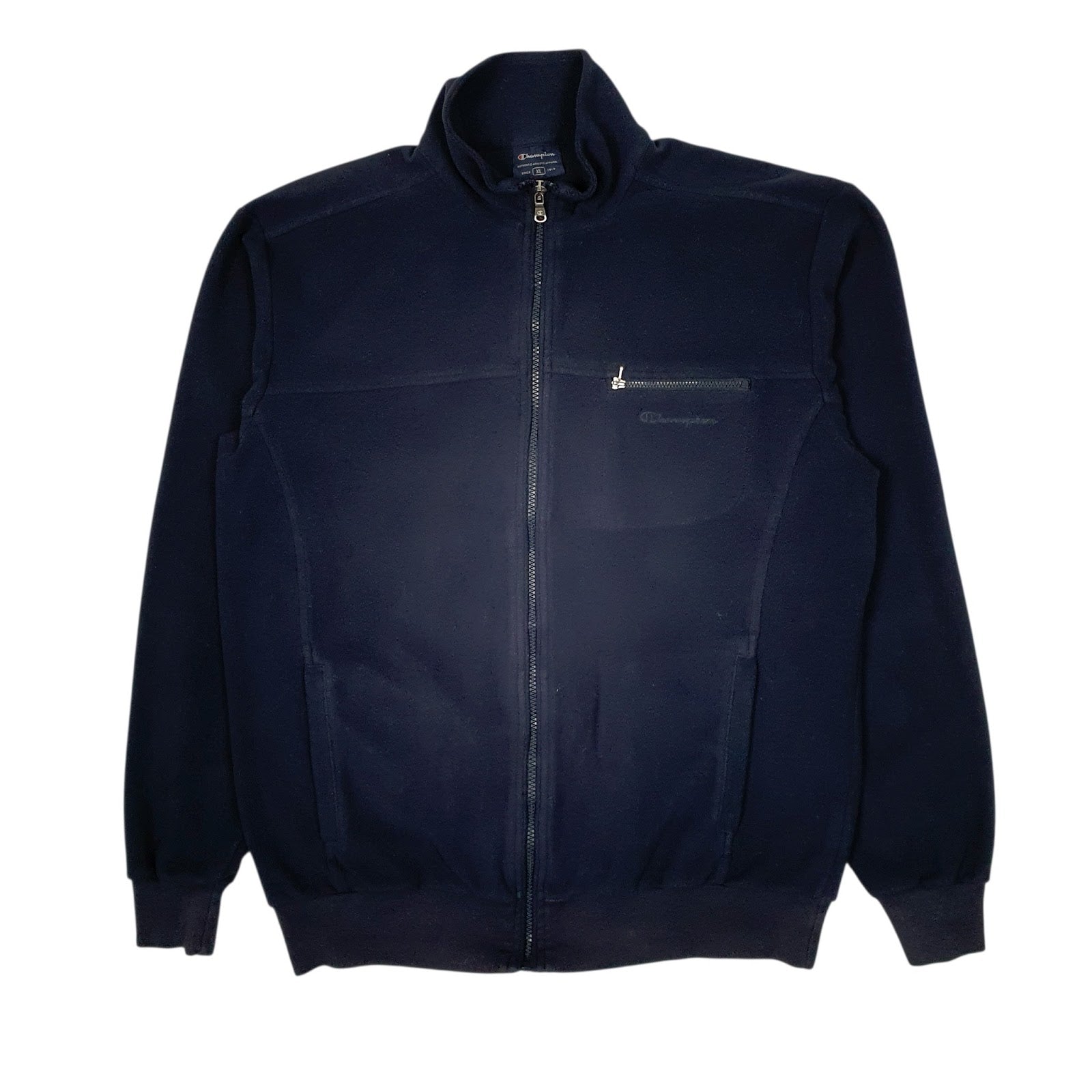 Womens Navy Champion  Full Zip Jumper