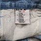 Womens Blue RE & X Capri  Jeans