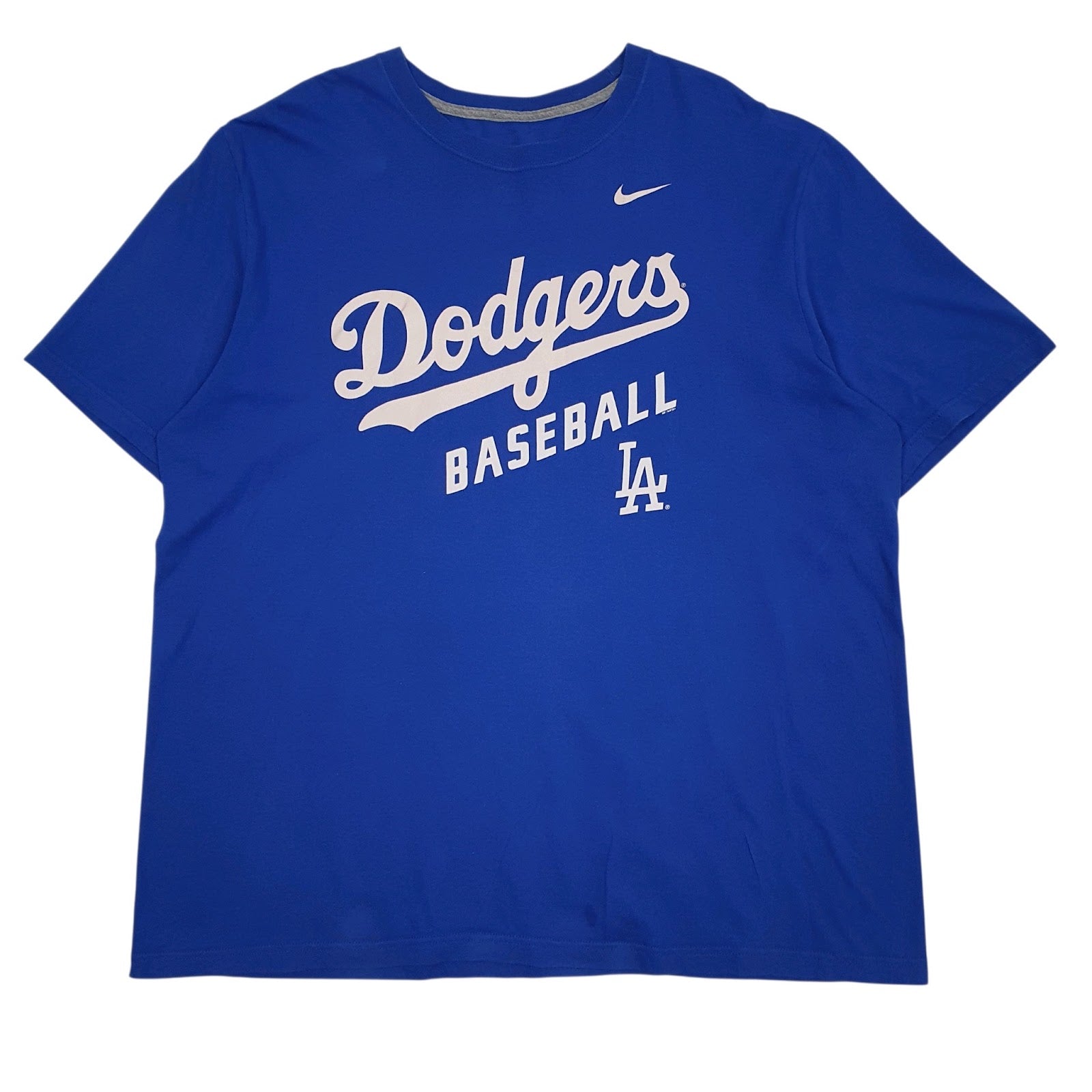 Mens Blue Nike MLB LA Dodgers Short Sleeve T Shirt