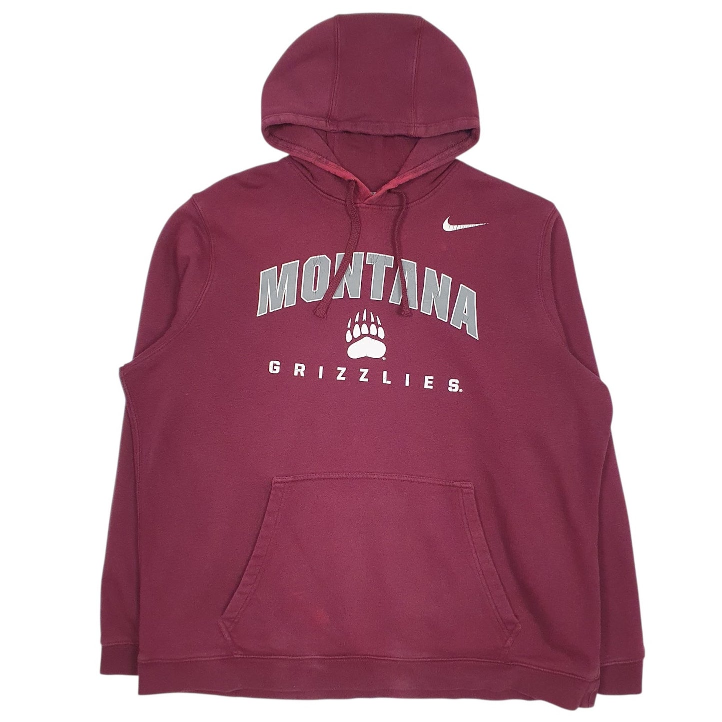 Mens Burgundy Nike Montana Grizzlies Hoodie Jumper