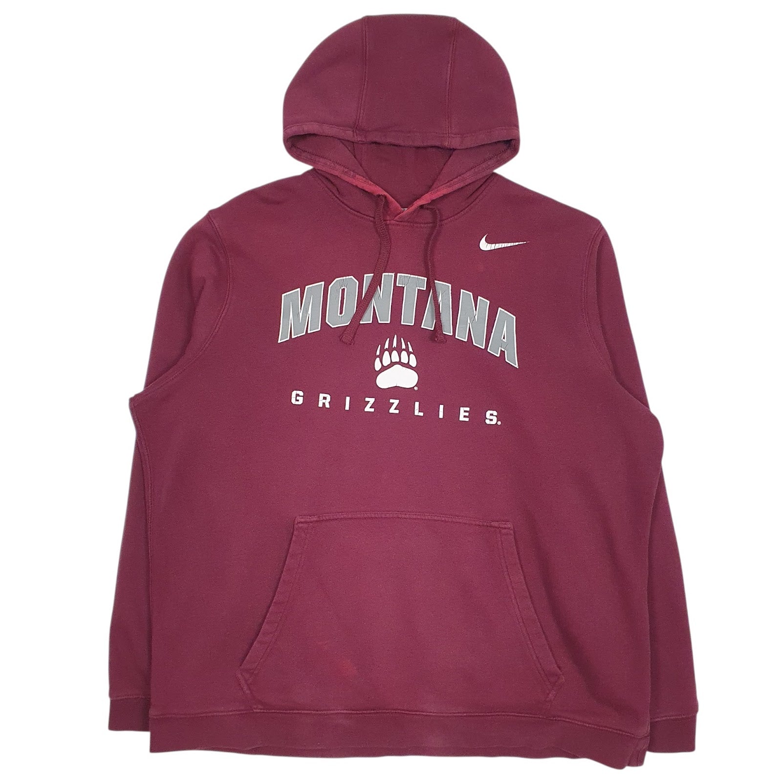 Mens Burgundy Nike Montana Grizzlies Hoodie Jumper