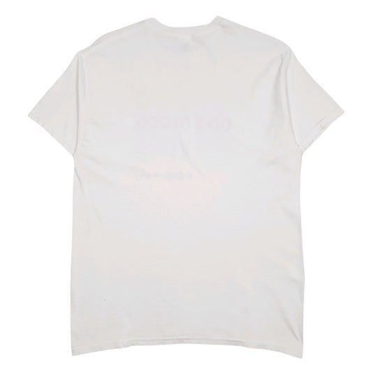 Mens White Gildan Give Blood  T Shirt