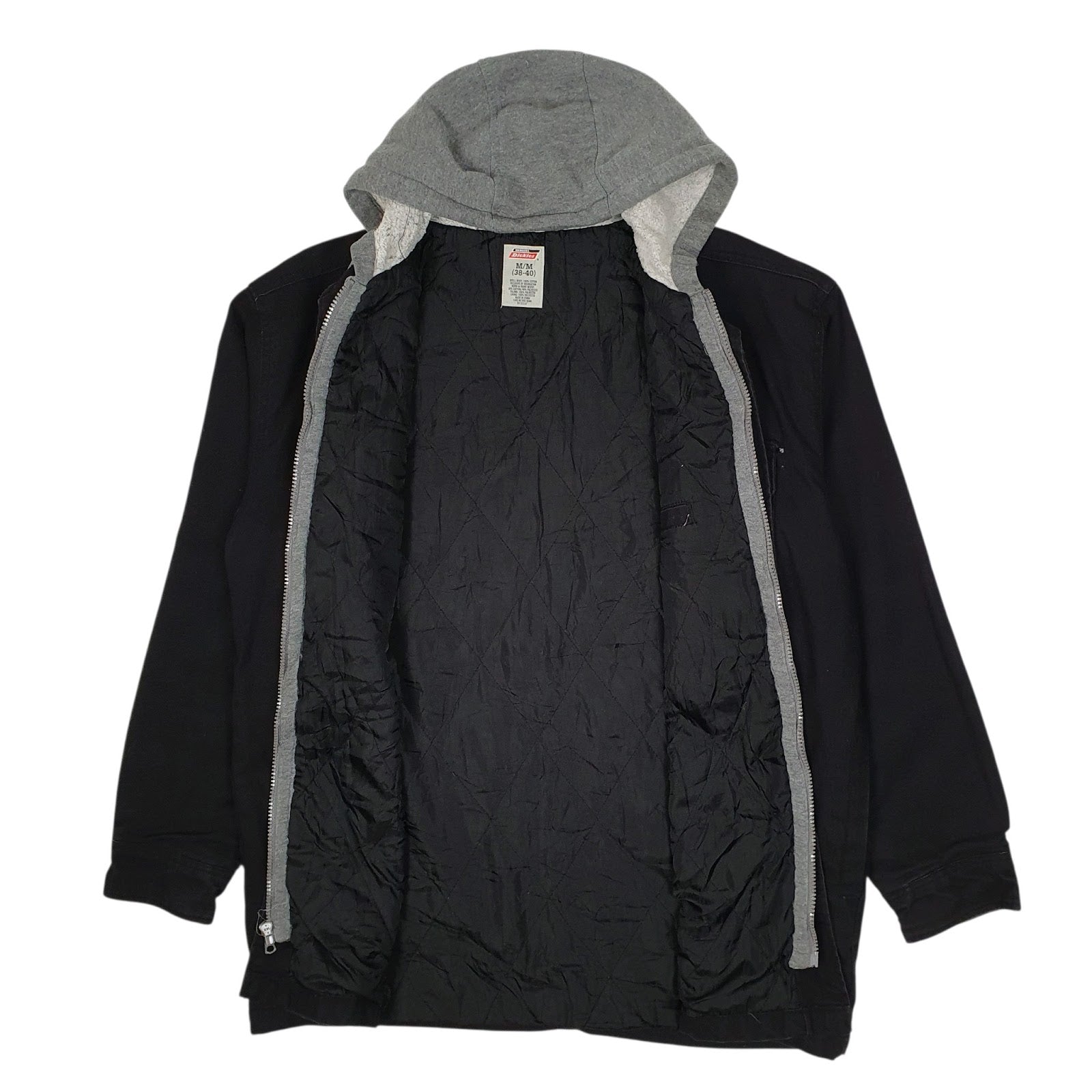 Mens Black Dickies Chore Hoodie  Coat