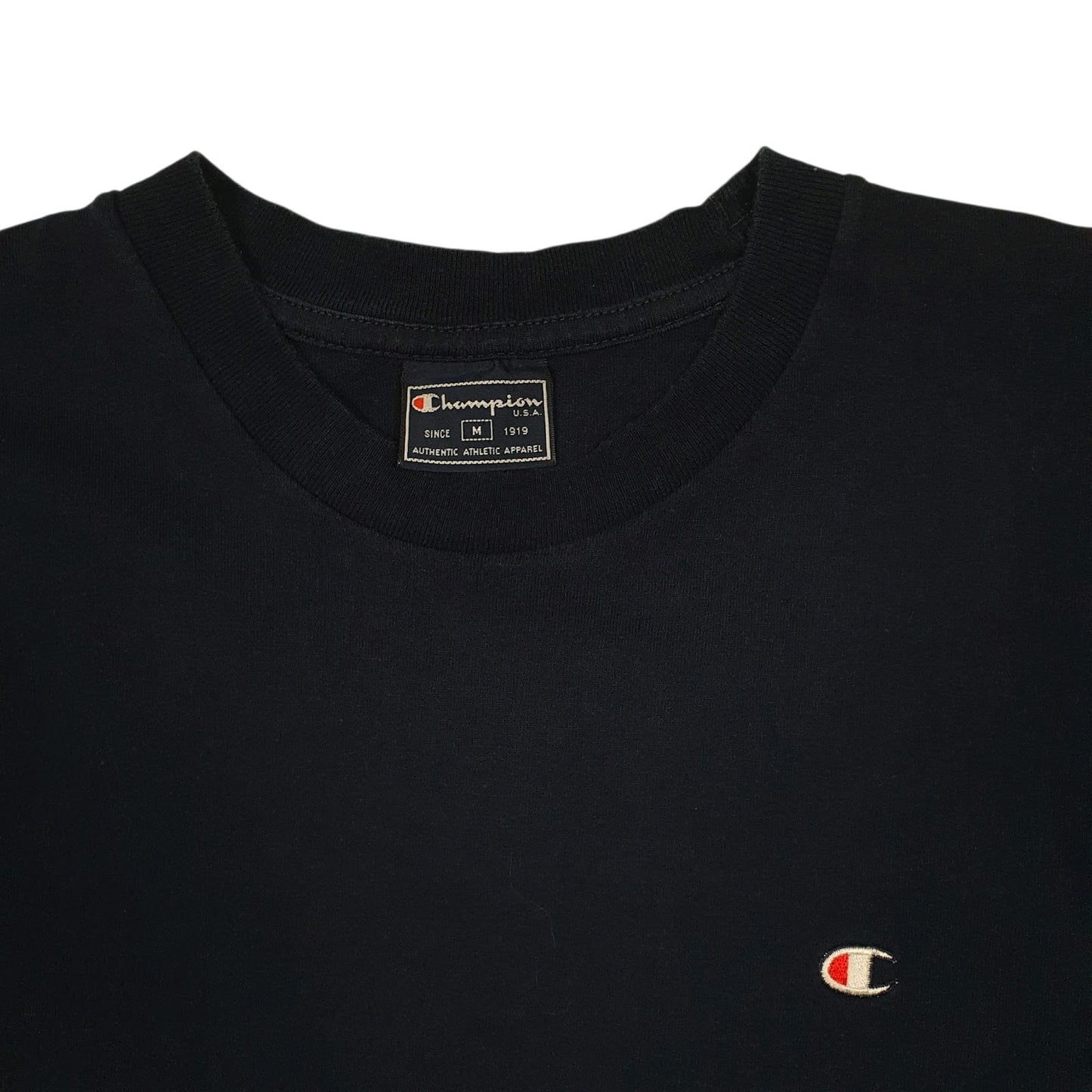 Mens Navy Champion   T Shirt