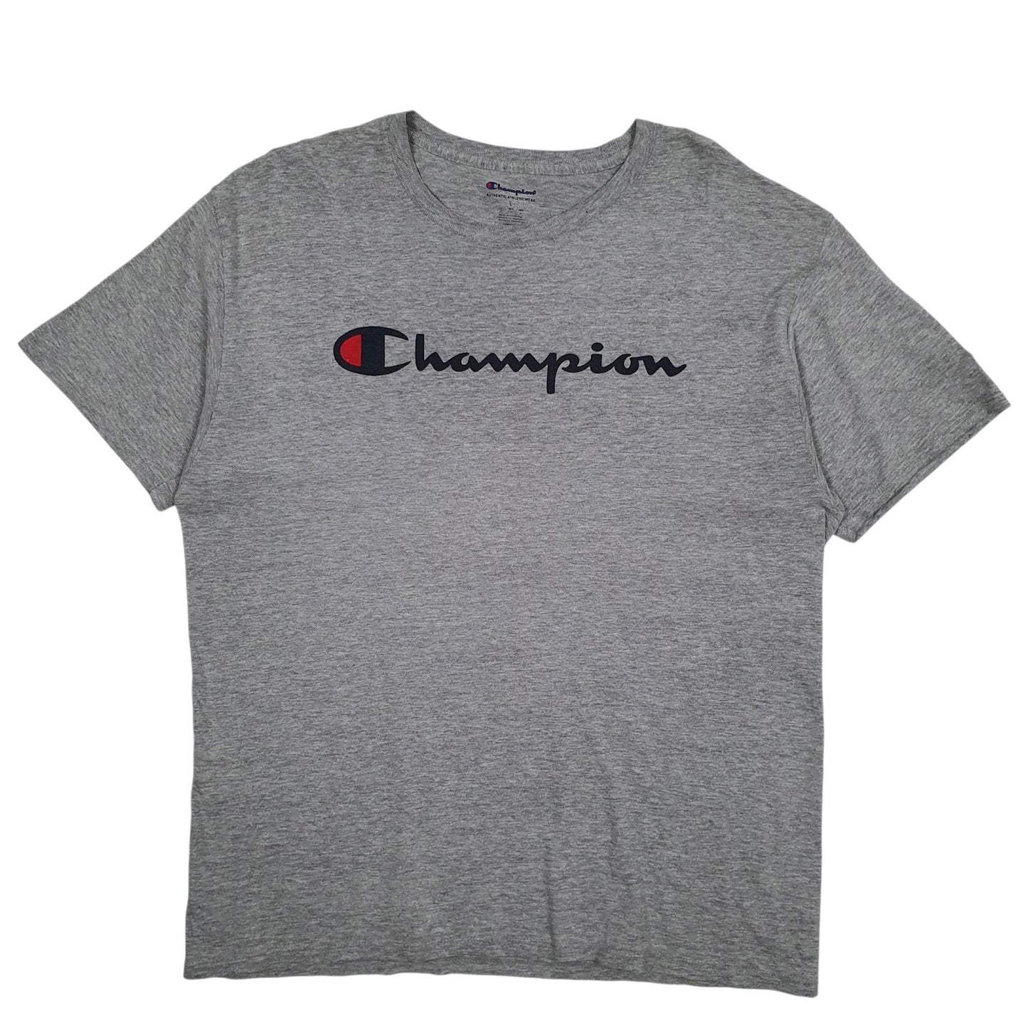 Mens Grey Champion  Short Sleeve T Shirt