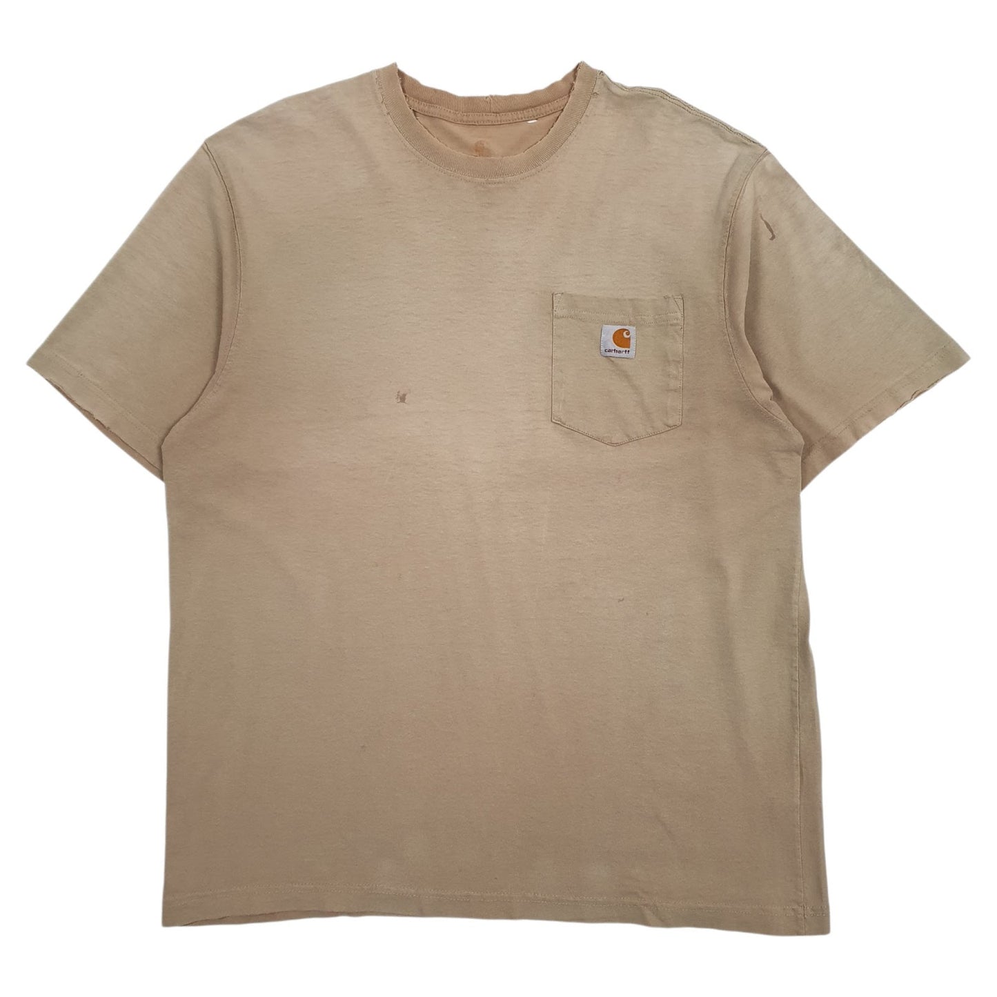 Mens Brown Carhartt  Short Sleeve T Shirt
