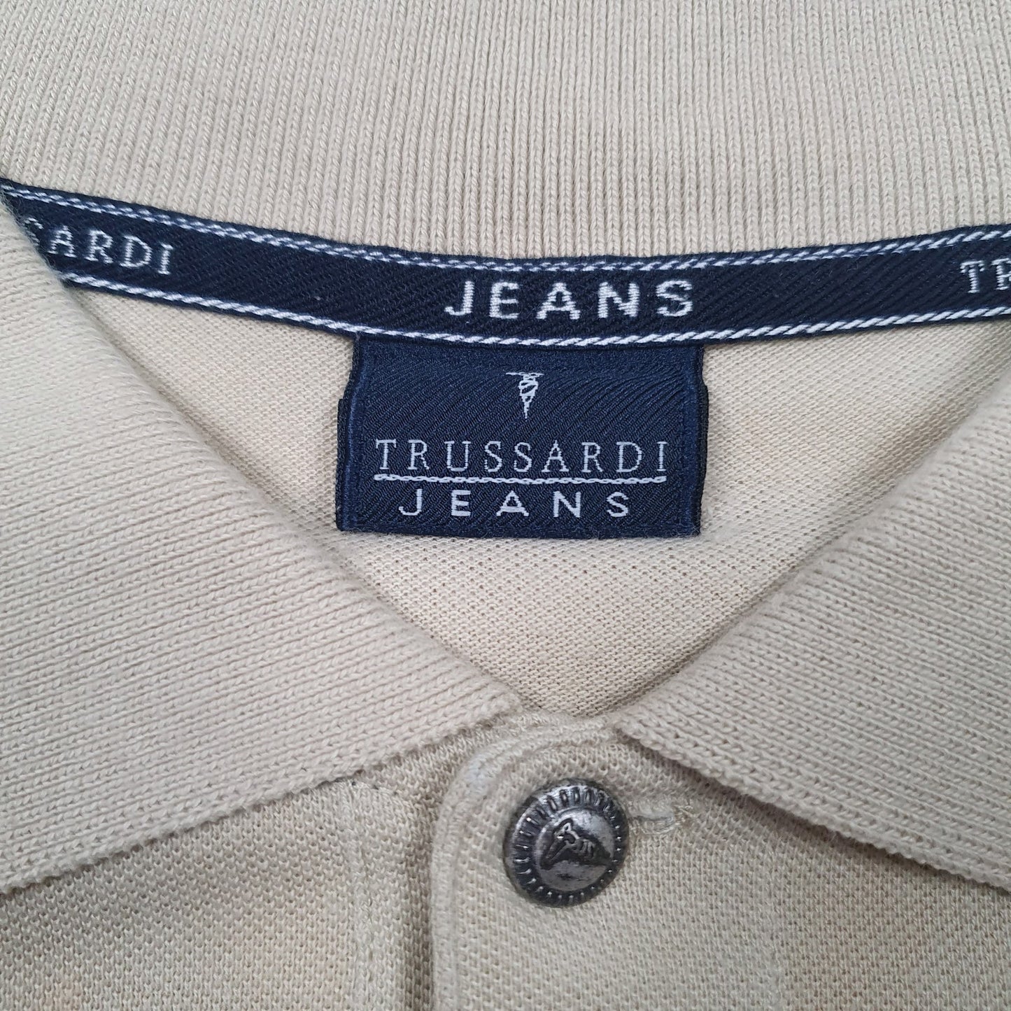 Mens Brown Trussardi Jeans   Polo Shirt