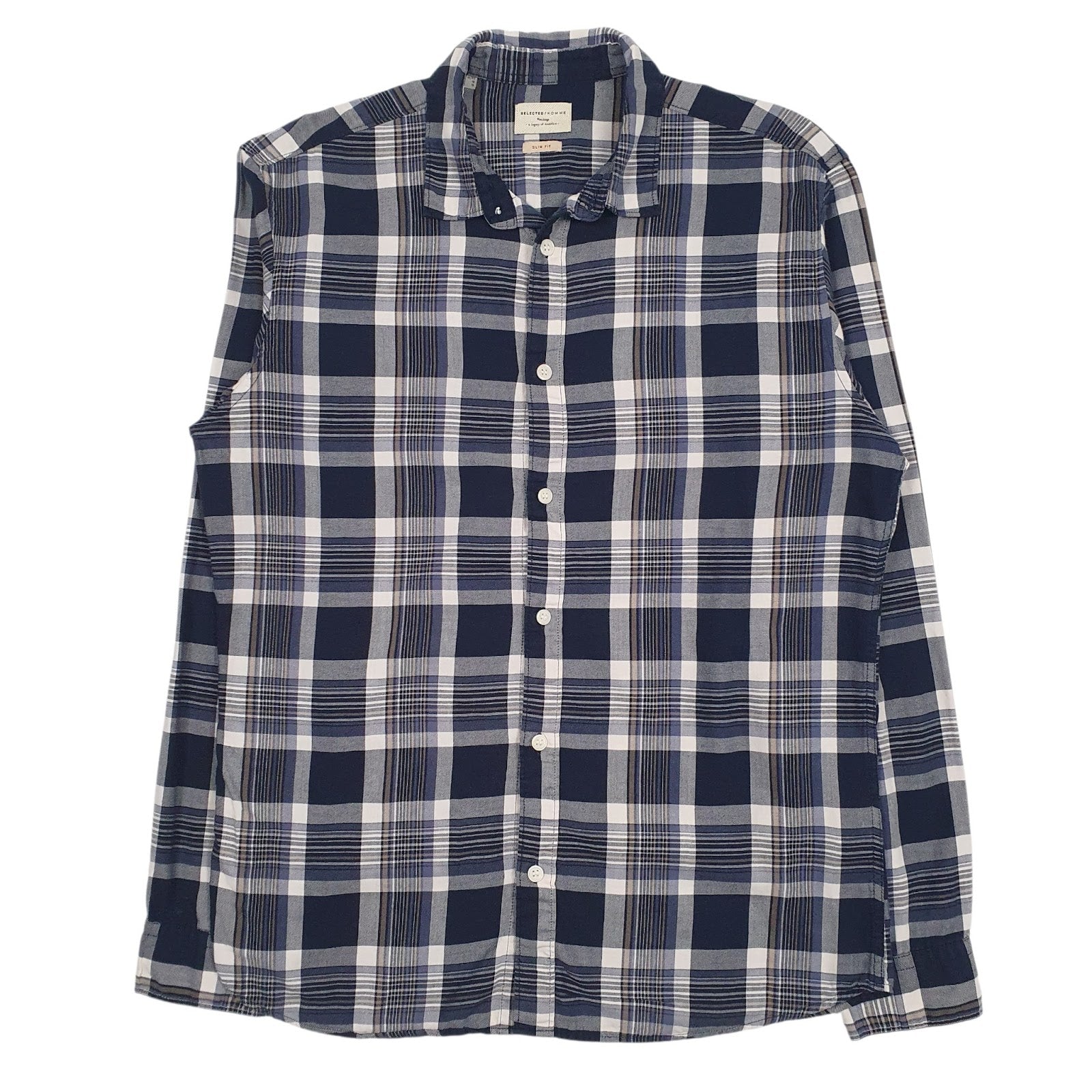 Womens Grey Selected  Long Sleeve Shirt