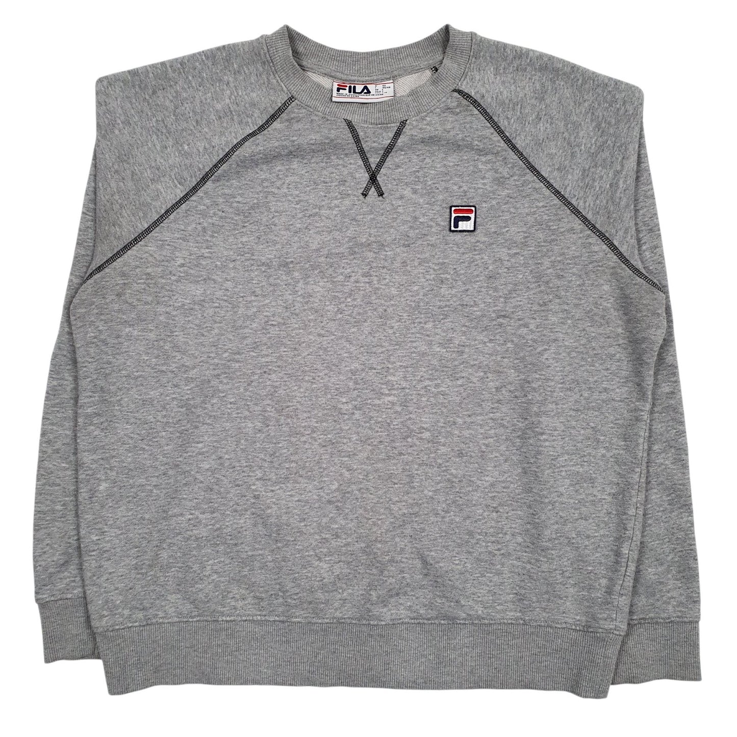 Womens Grey Fila  Crewneck Jumper