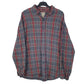 Mens Grey L.L.Bean Flannel Long Sleeve Shirt