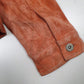 Womens Pink Eddie Bauer Type 3 Trucker Suede  Coat