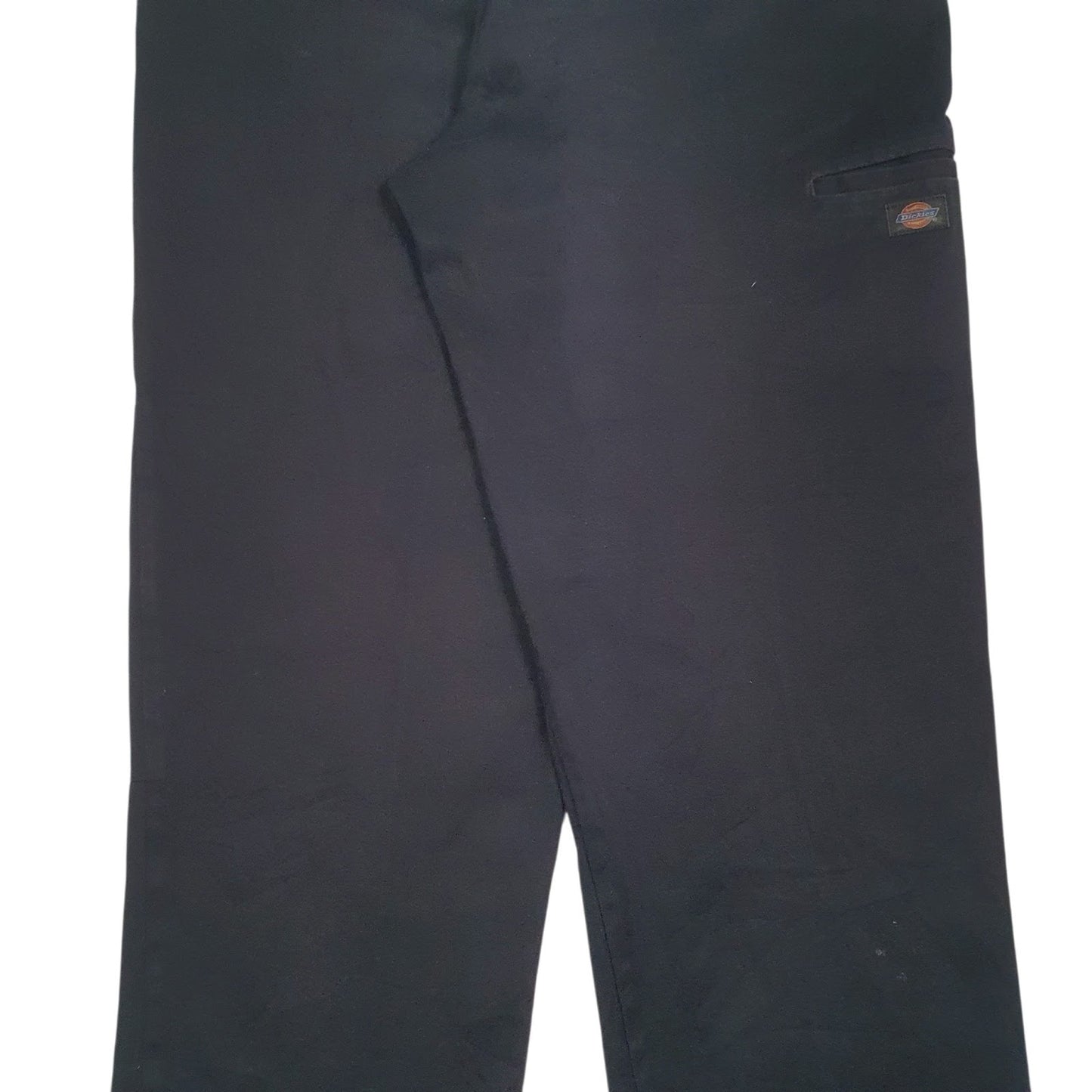Mens Black Dickies Workwear Double Knees  Trousers