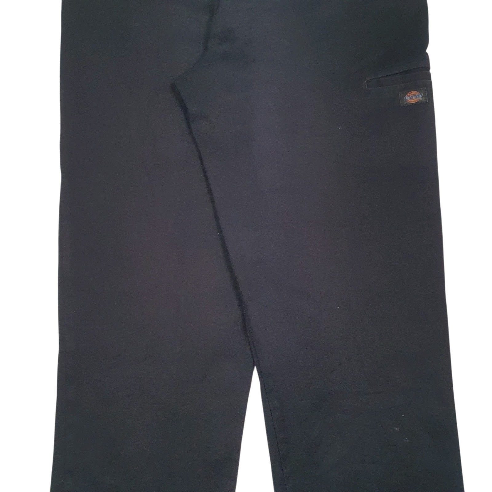 Mens Black Dickies Workwear Double Knees  Trousers