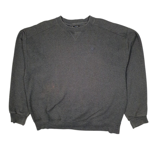 Mens Grey Starter  Crewneck Jumper