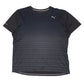 Mens Black Puma Active Wear Short Sleeve T Shirt