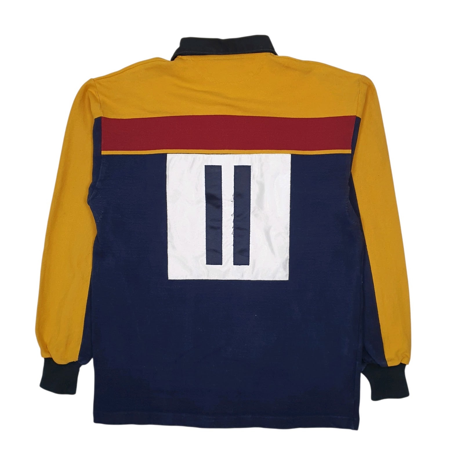 Mens Navy Barbarian Brebeuf Quarter Zip Polo Shirt