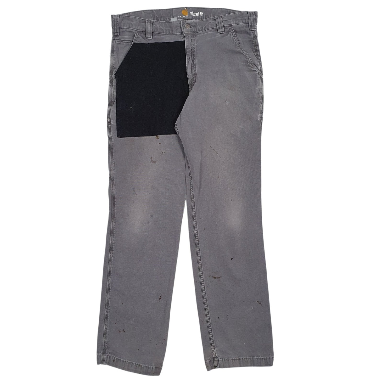 Mens Grey Carhartt Workwear Carpenter Trousers