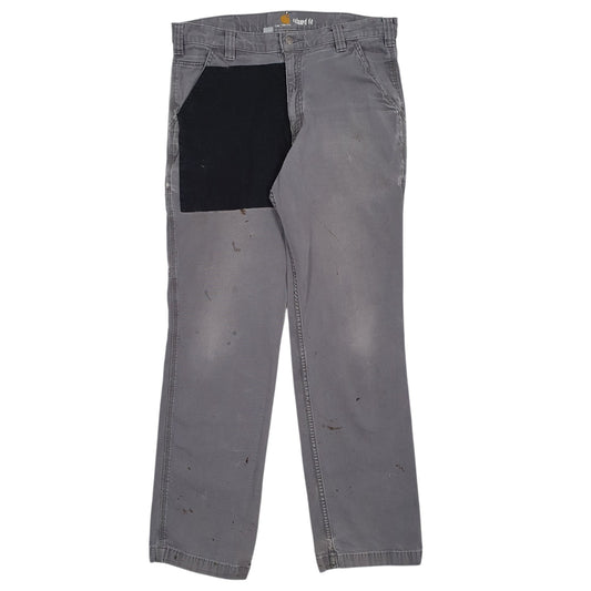 Mens Grey Carhartt Workwear Carpenter Trousers