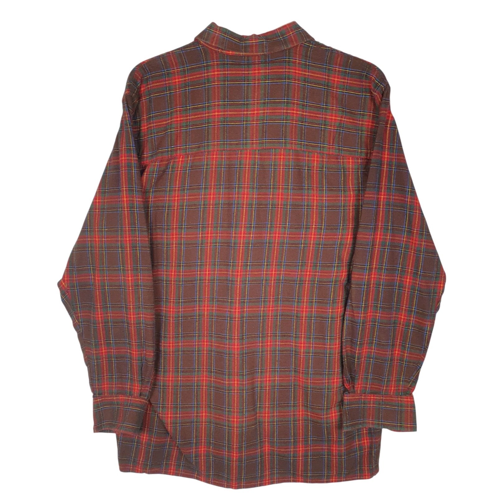 Mens Brown Freestyle Flannel  Shirt