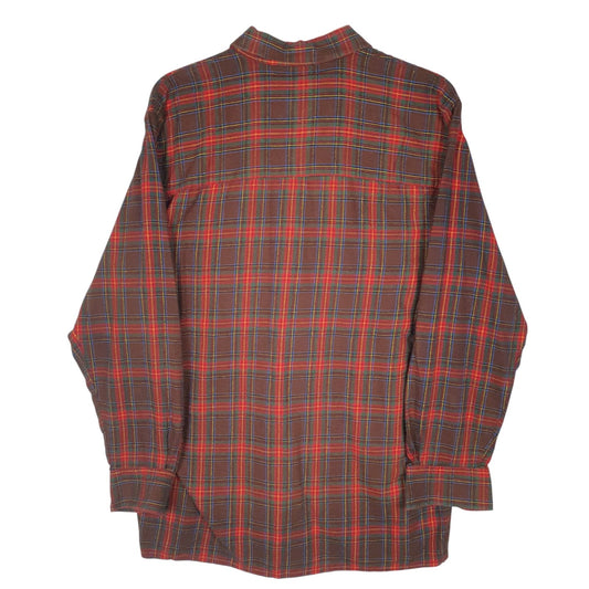 Mens Brown Freestyle Flannel  Shirt