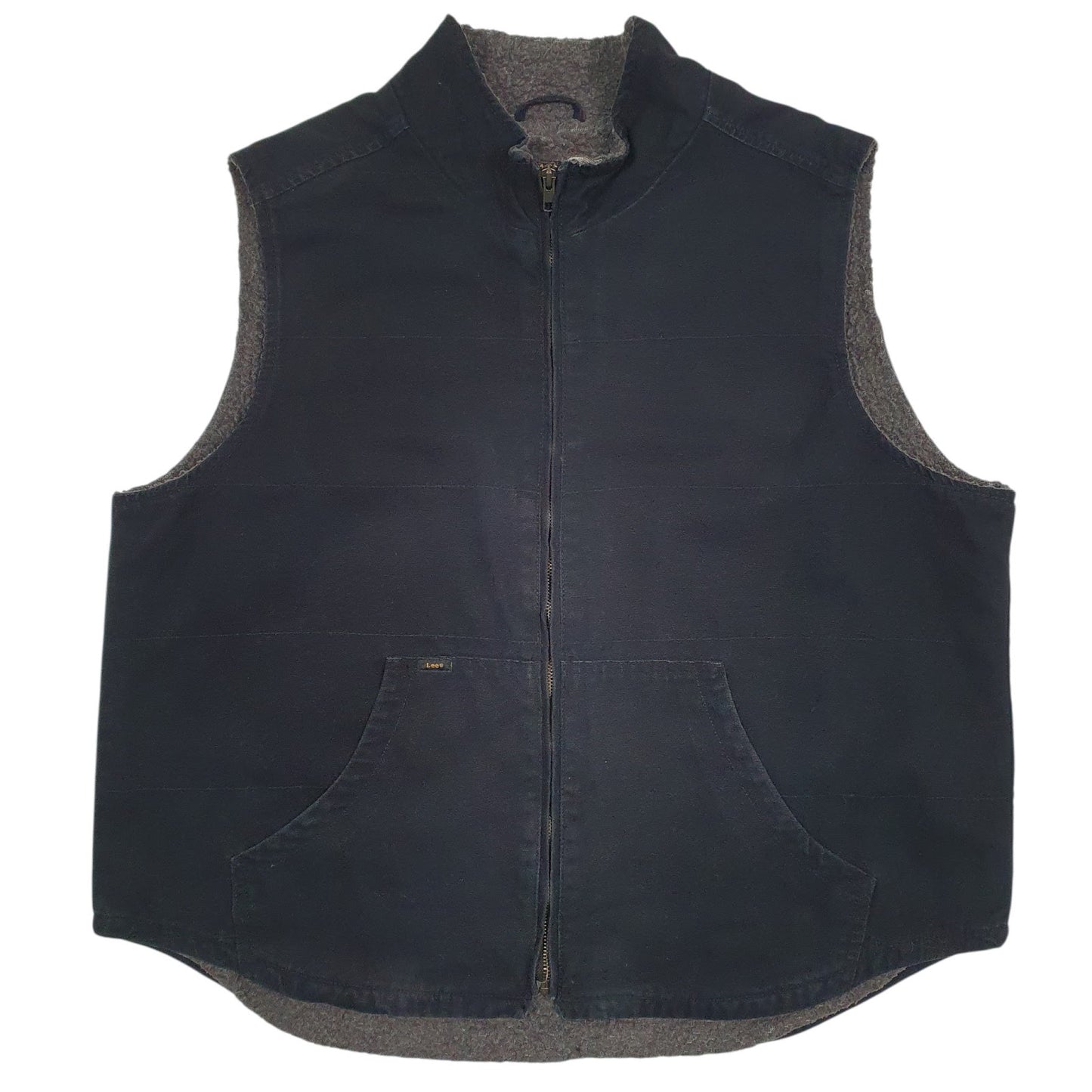 Mens Black Lee Sherpa Lined  Coat