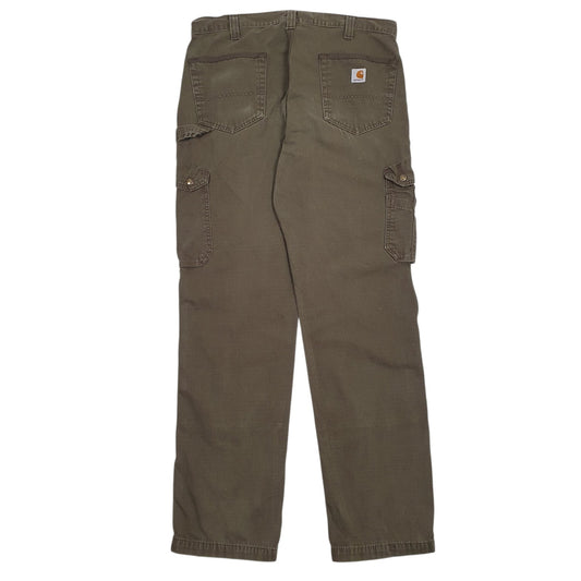 Mens Green Carhartt   Trousers