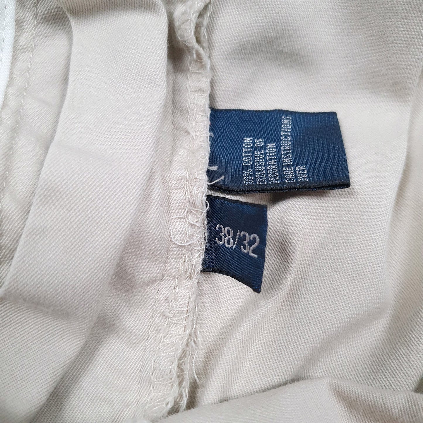 Mens Cream Polo Ralph Lauren Prospect Pant Quarter Zip Trousers