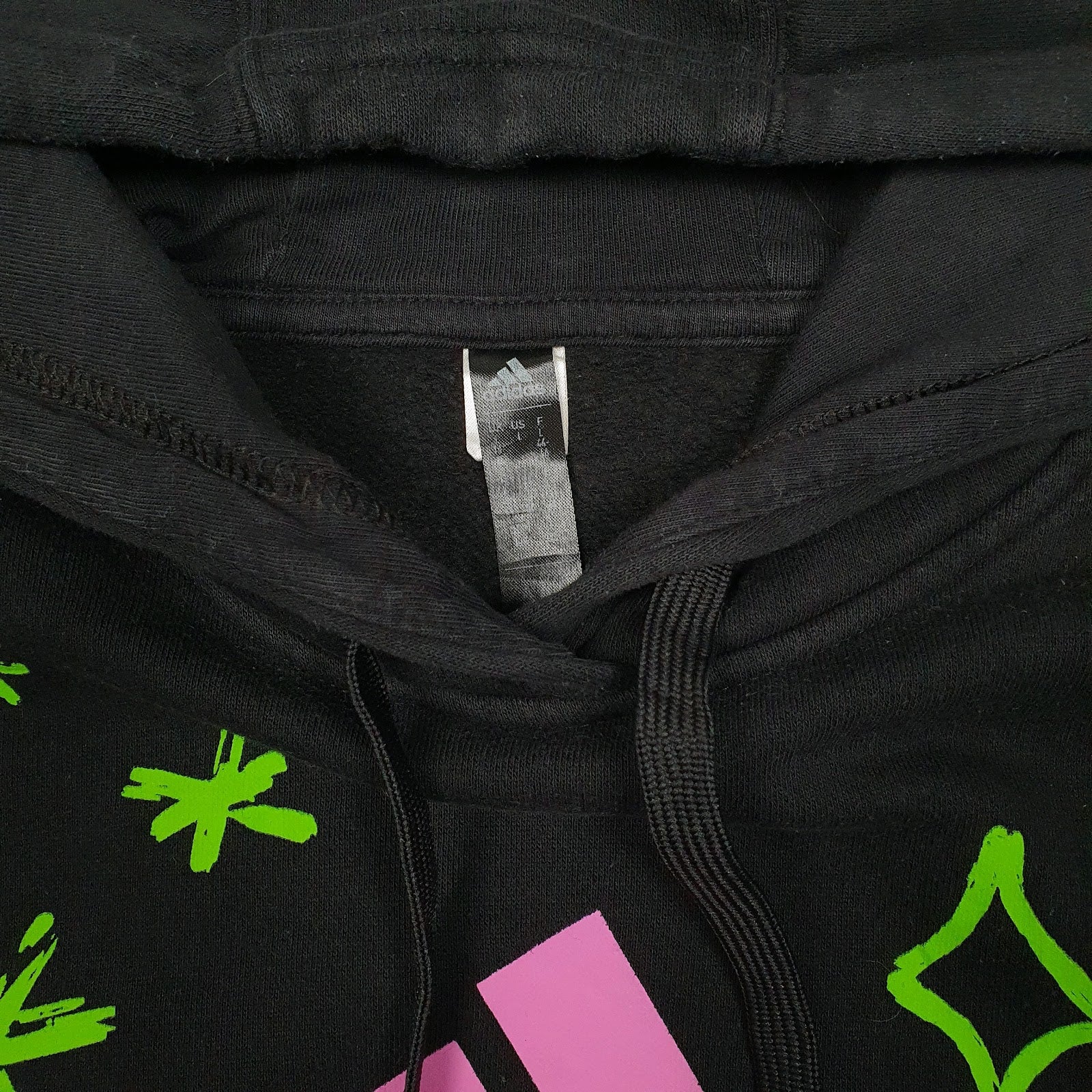 Womens Black Adidas  Hoodie Jumper