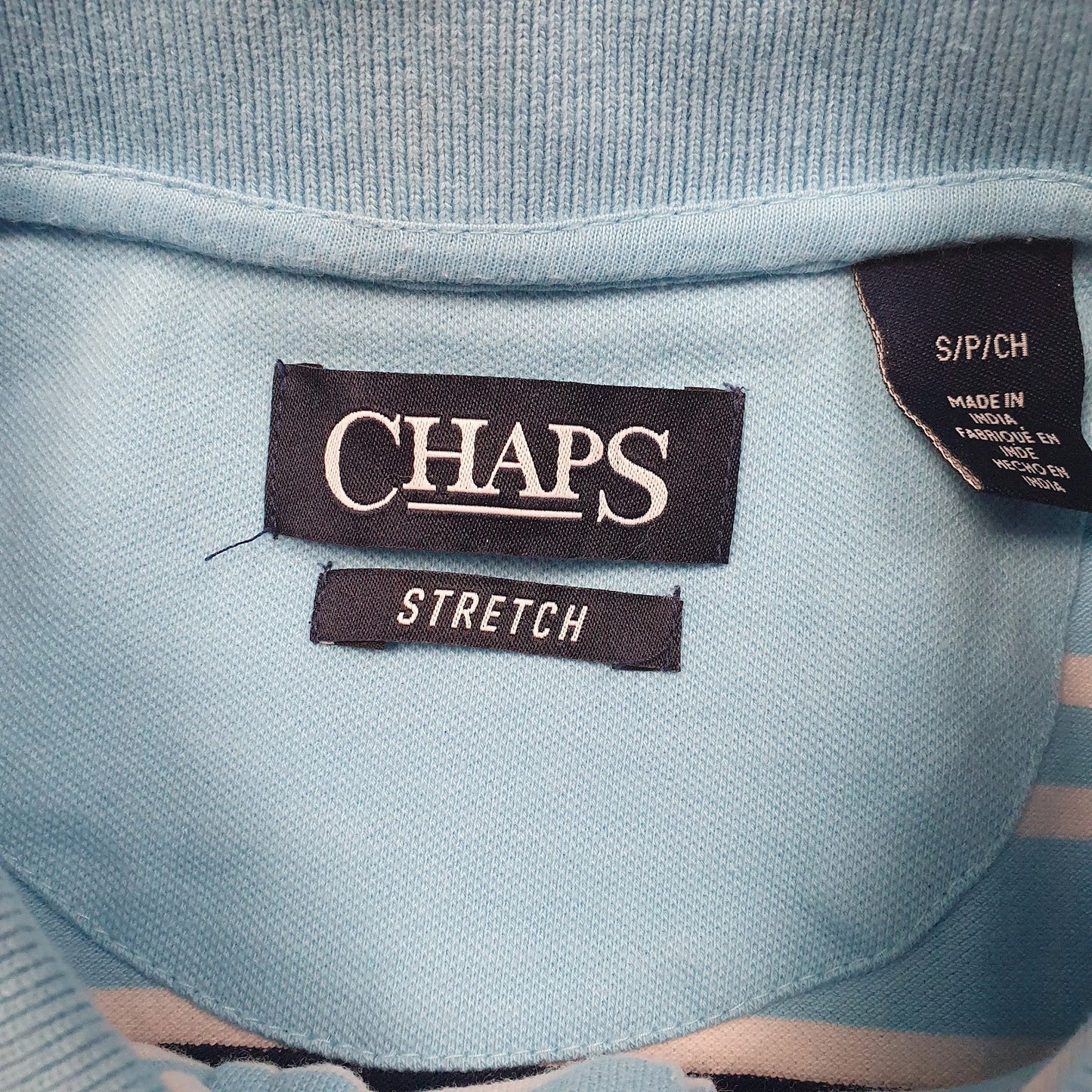 Mens Blue Chaps   Polo Shirt