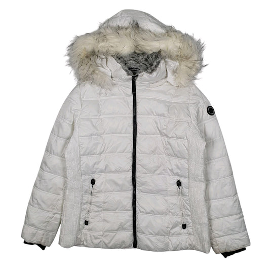 Womens White Nautica Parka  Coat
