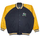 Mens Black Steve & Barrys Notre Dame Fighting Irish Varsity Leather  Coat