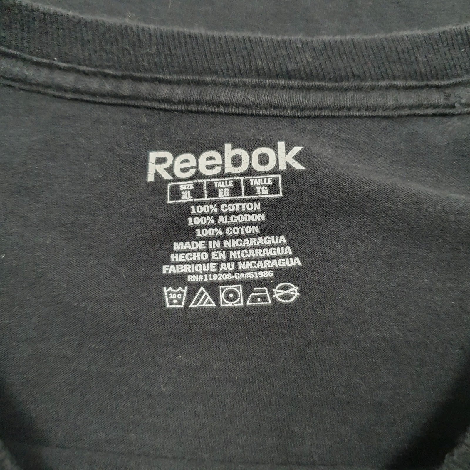 Mens Black Reebok NHL Pittsburgh Penguins  T Shirt