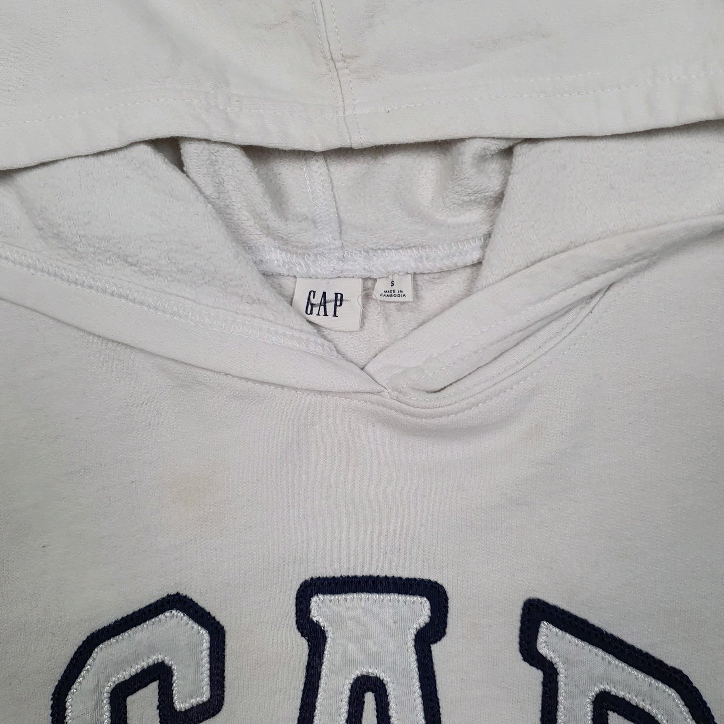 Womens White GAP  Hoodie Jumper