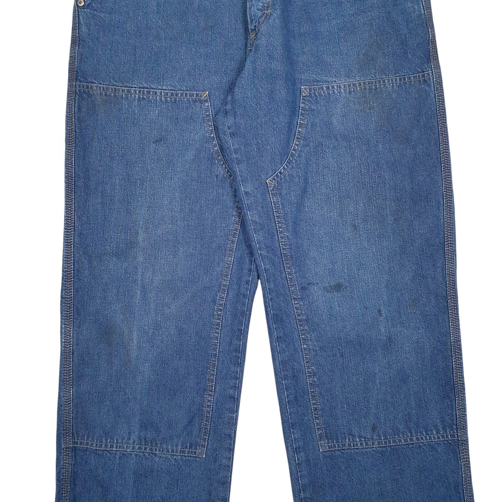 Mens Blue Arizona Double Kneea  Jeans
