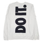 Mens White Nike  Crewneck Jumper