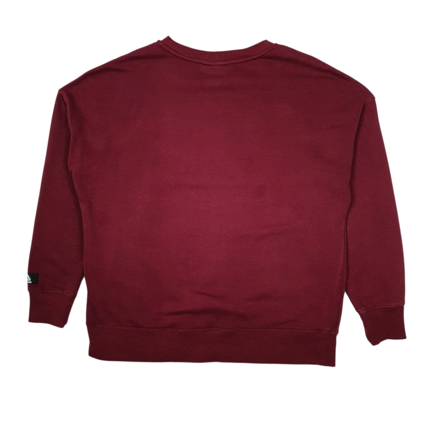 Mens Burgundy Reebok  Crewneck Jumper