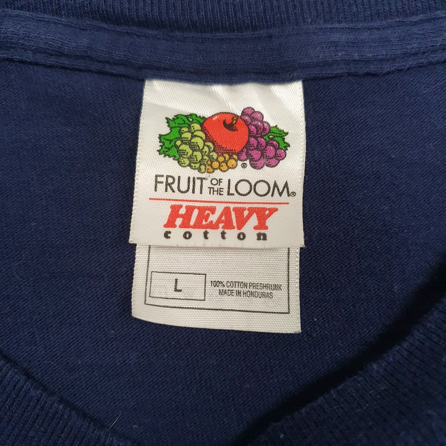 Mens Navy Fruit Of The Loom Savannah  T Shirt