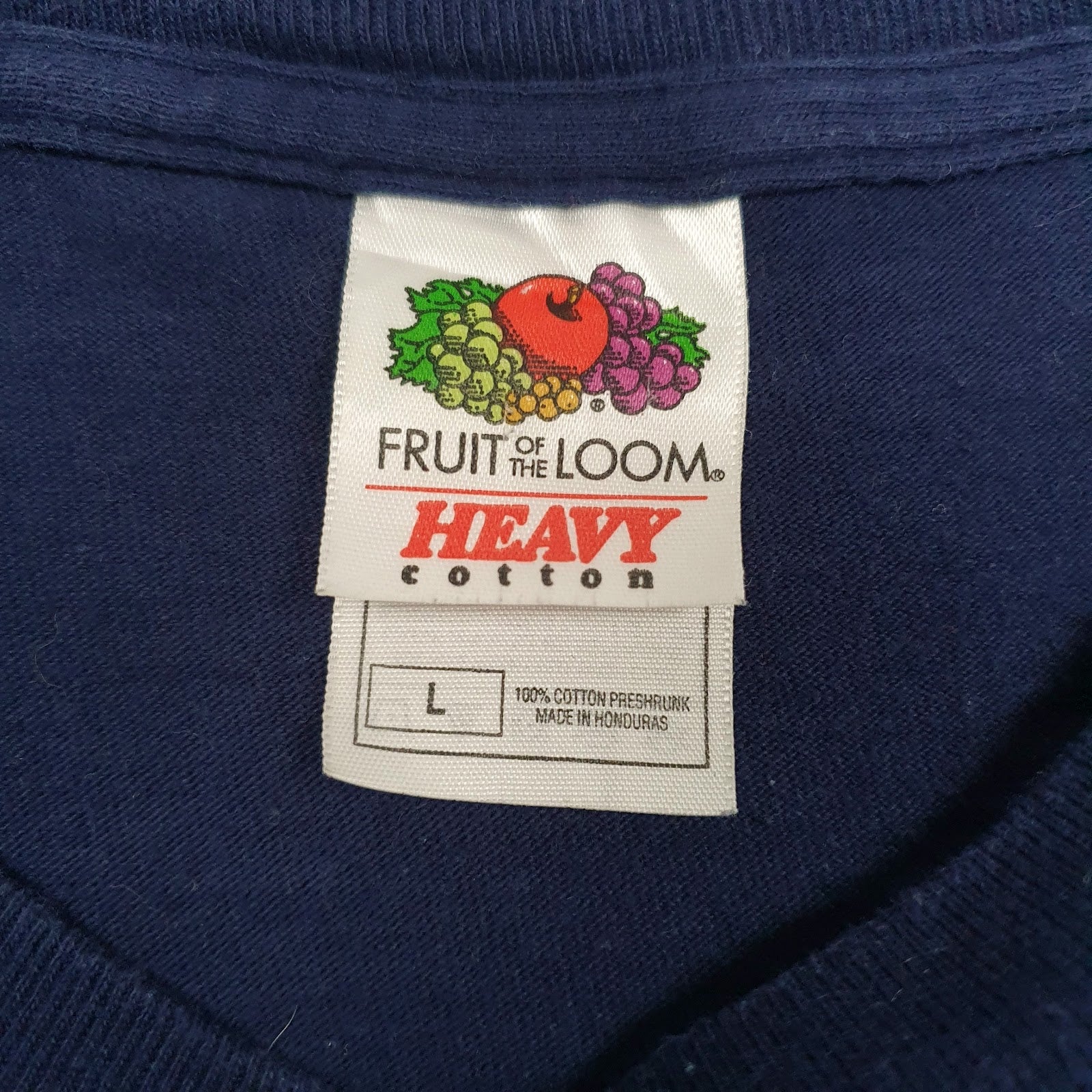 Mens Navy Fruit Of The Loom Savannah  T Shirt