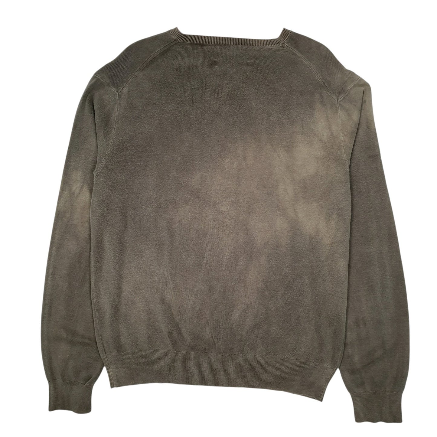 Mens Grey Polo Ralph Lauren  V Neck Jumper