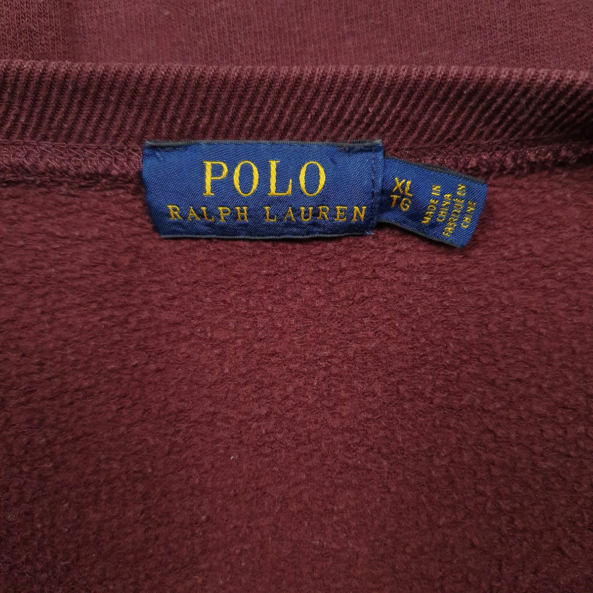 Womens Burgundy Polo Ralph Lauren  Crewneck Jumper