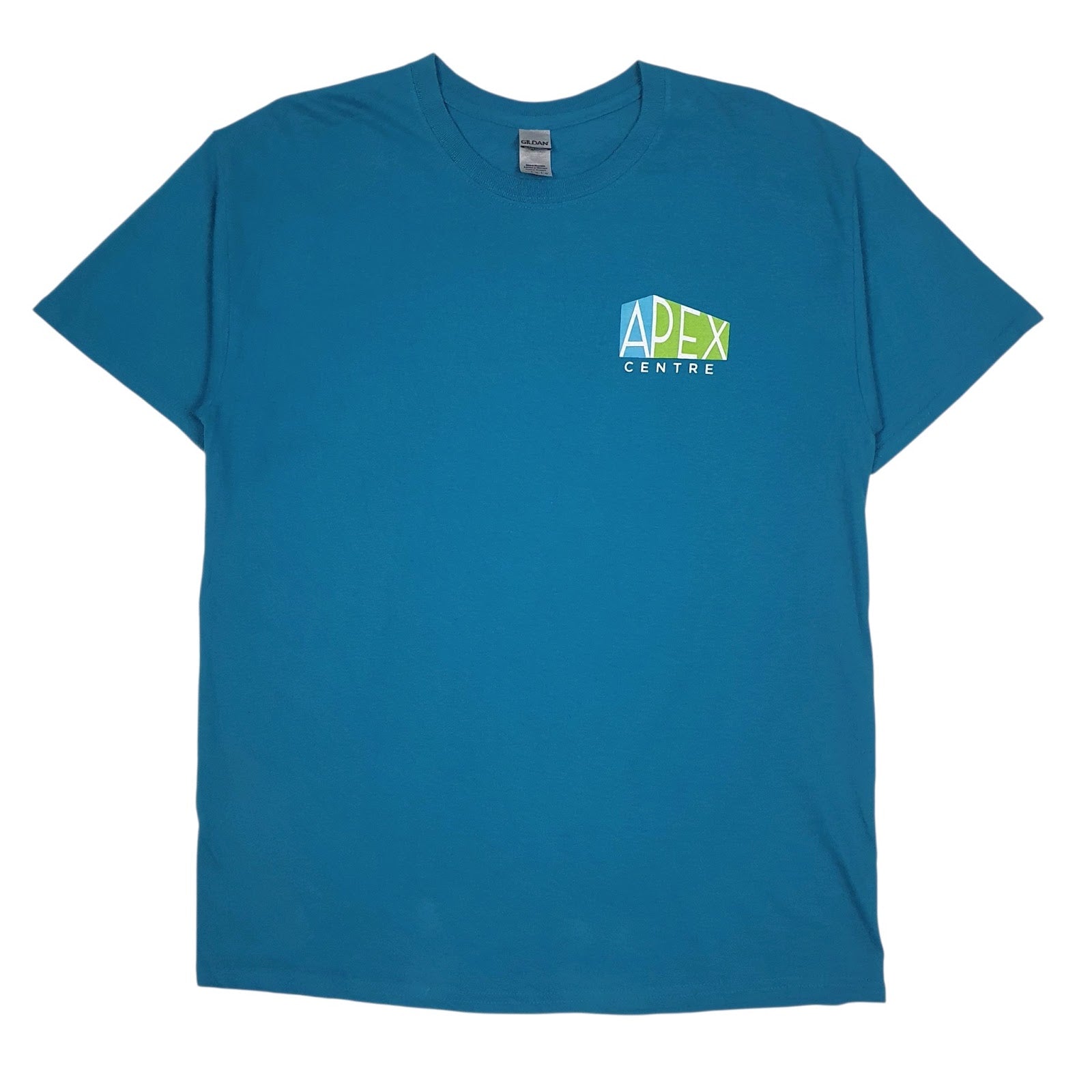 Mens Blue Gildan  Short Sleeve T Shirt