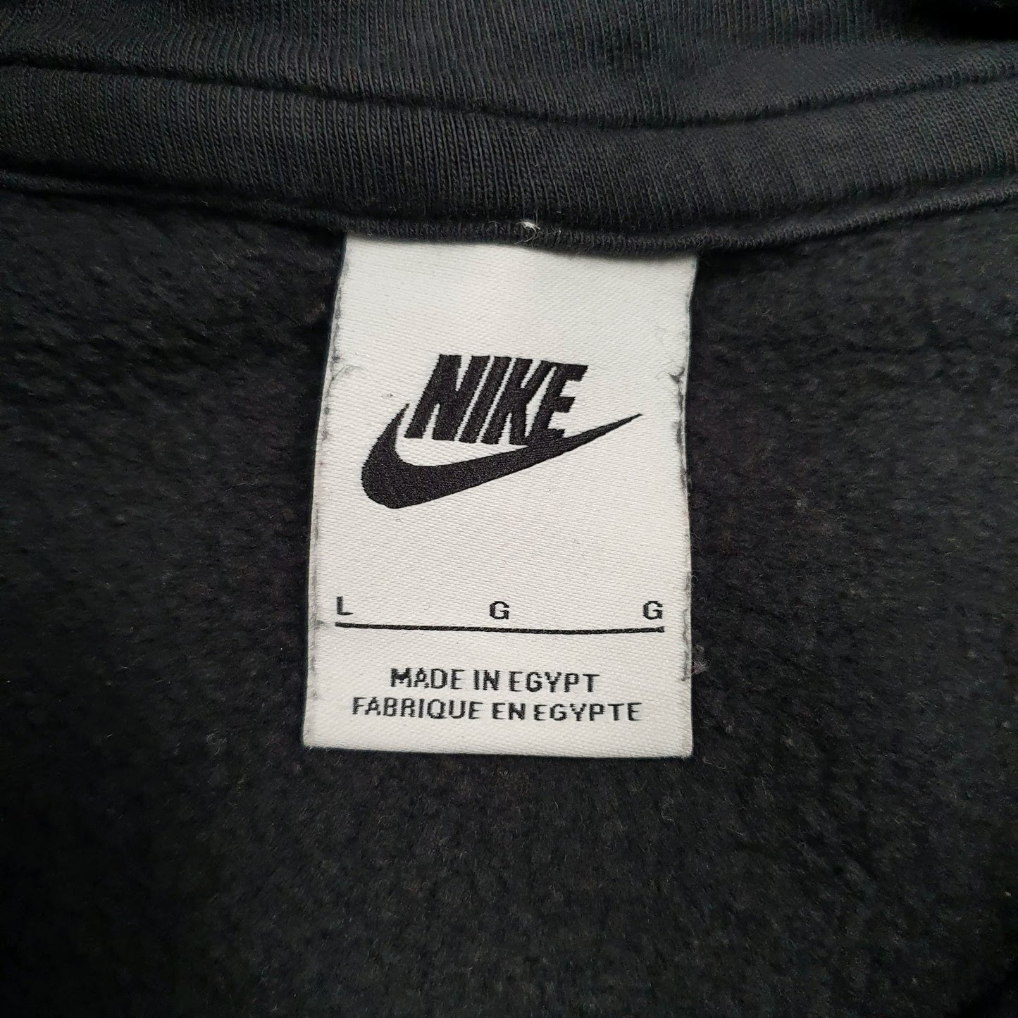 Mens Grey Nike Spellout Hoodie Jumper