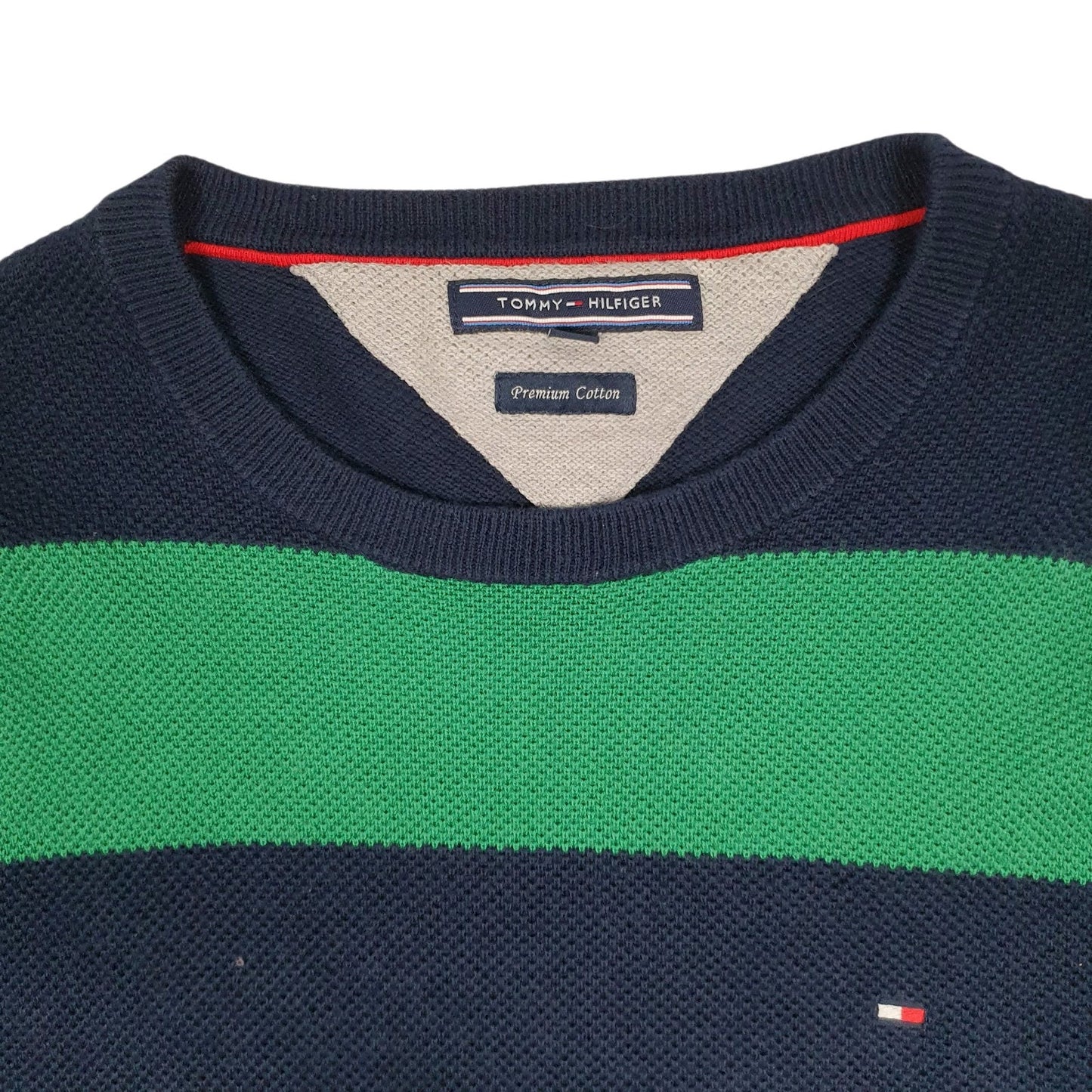 Mens Green Tommy Hilfiger  Crewneck Jumper