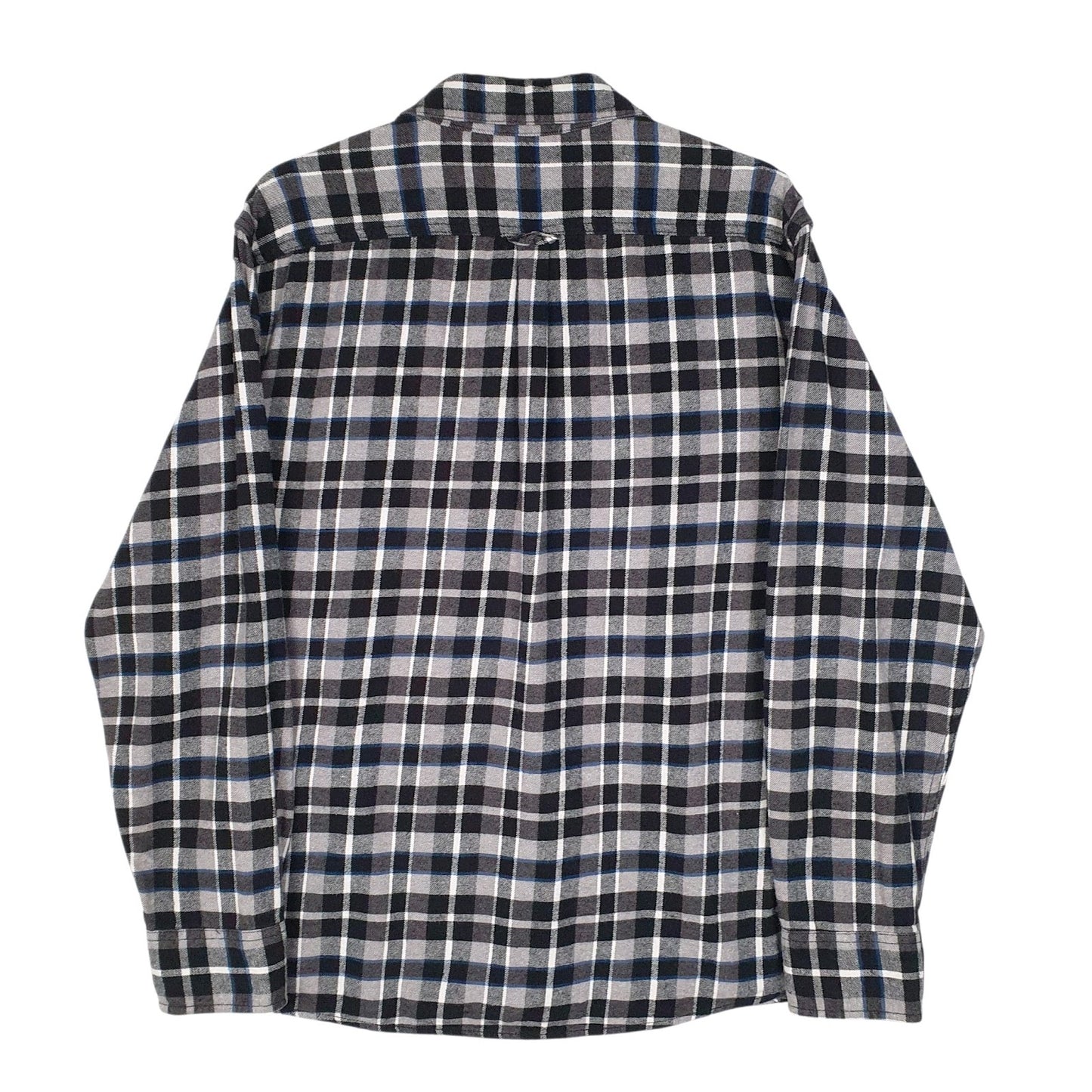 Mens Grey Eddie Bauer Flannel  Shirt